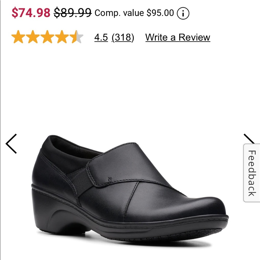 New-In-Box Clarks Non-Slip Work Shoes